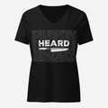 Heard Kitchen Phrase Womenâ€™s Relaxed V-neck Tee
