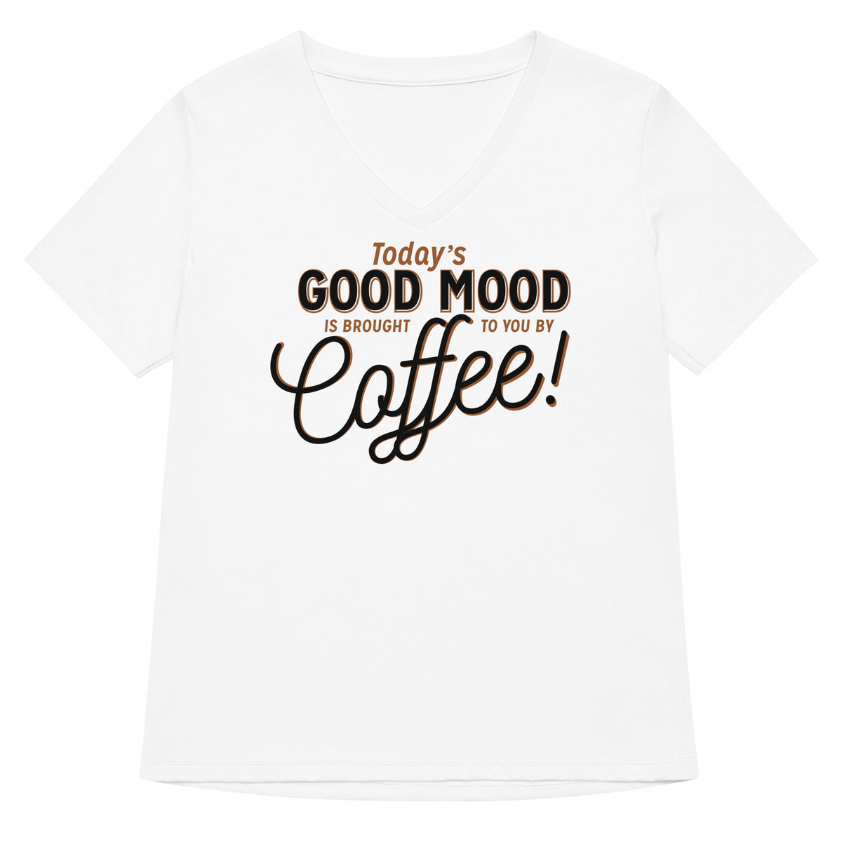 Today's Good Mood Women's V-Neck Tee