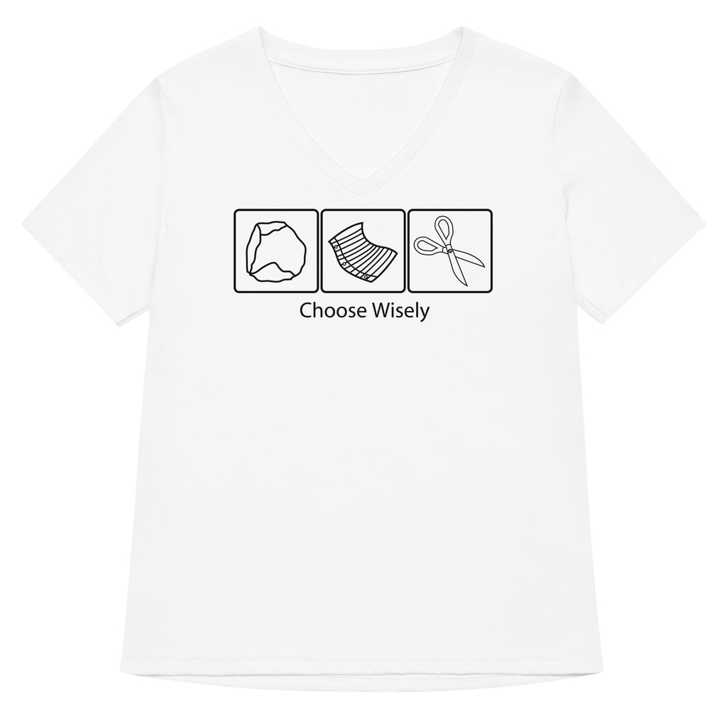 Choose Wisely Women's V-Neck Tee