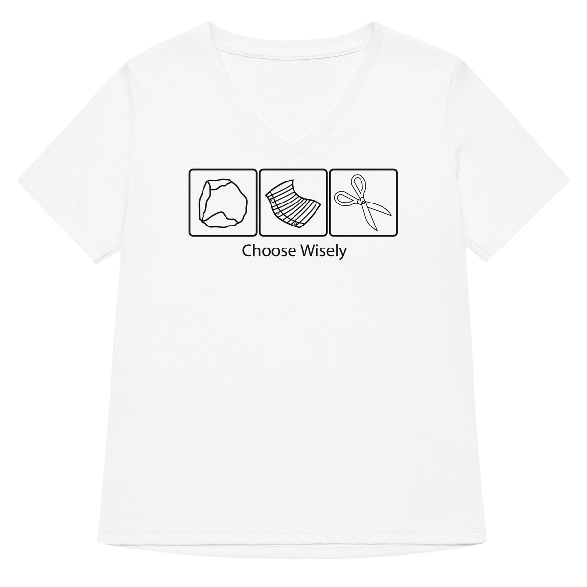 Choose Wisely Women's V-Neck Tee