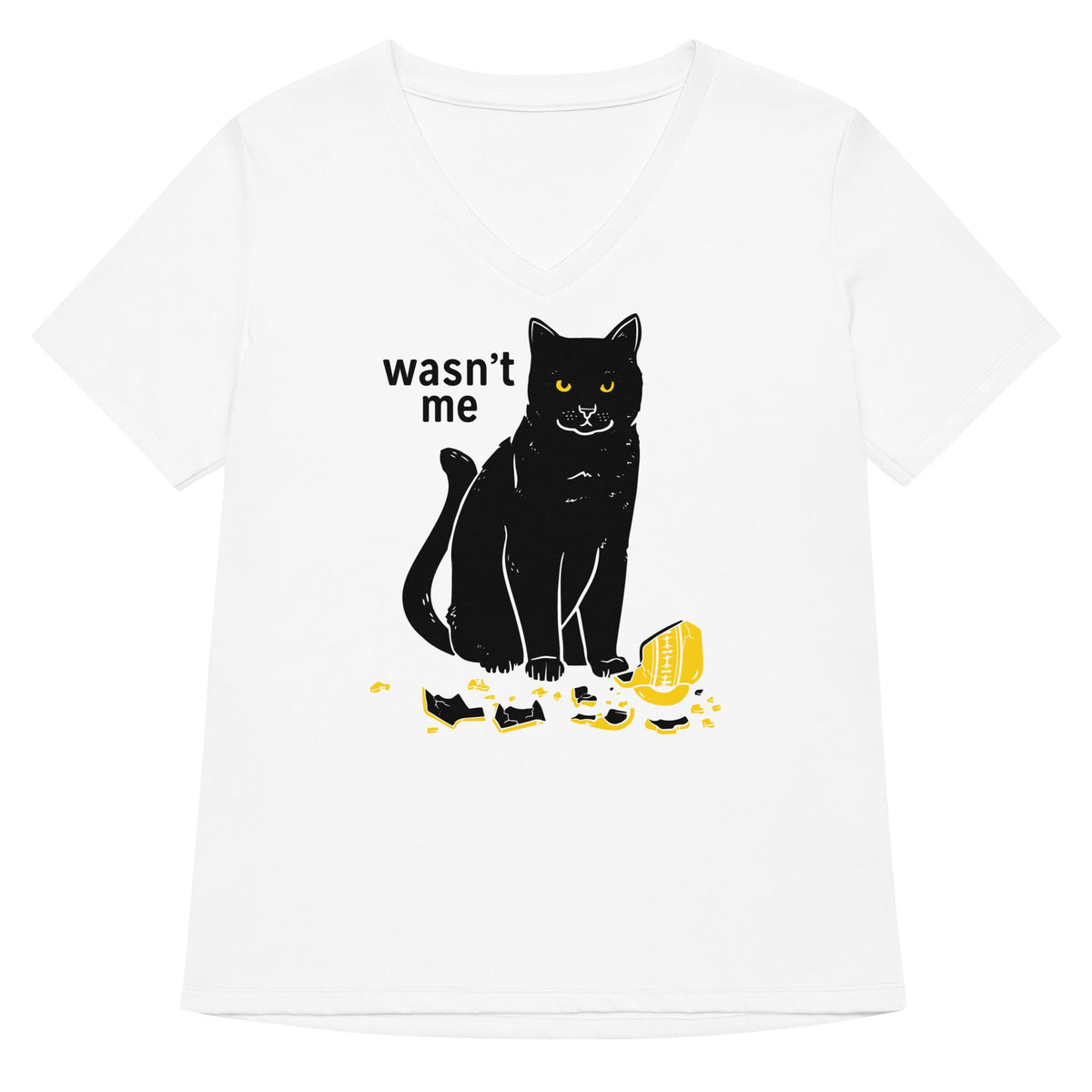 Wasn't Me Women's V-Neck Tee