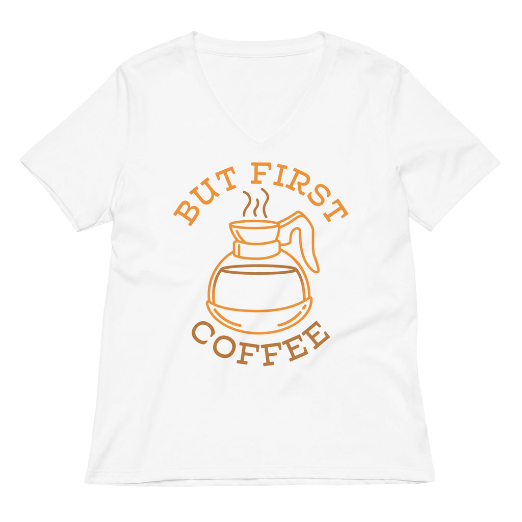 But First Coffee Women's V-Neck Tee