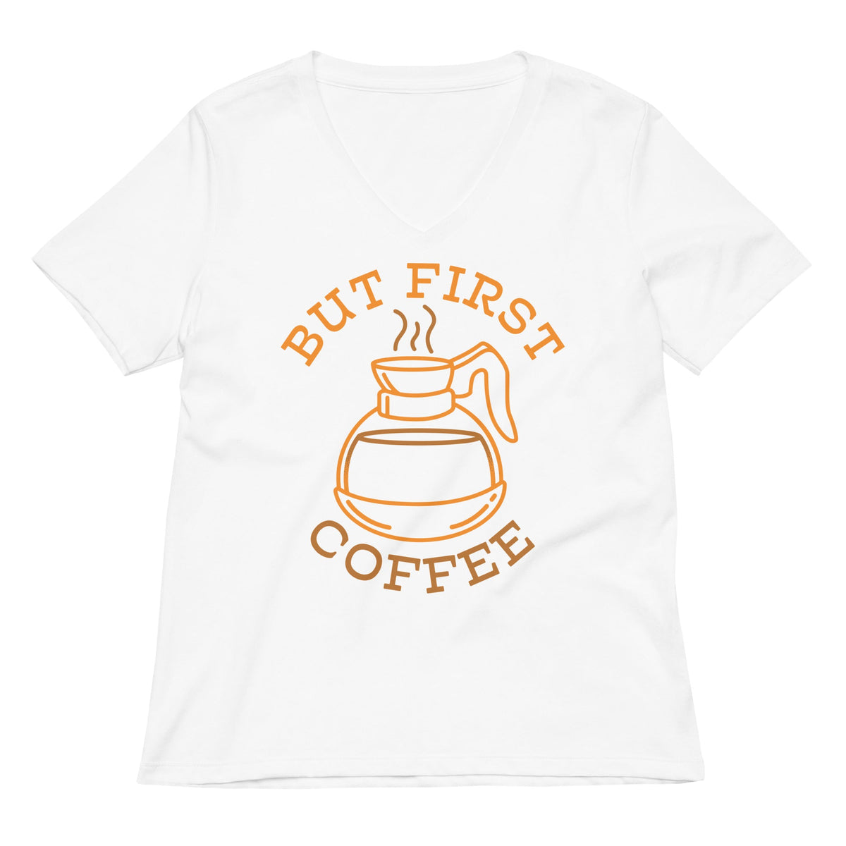 But First Coffee Women's V-Neck Tee