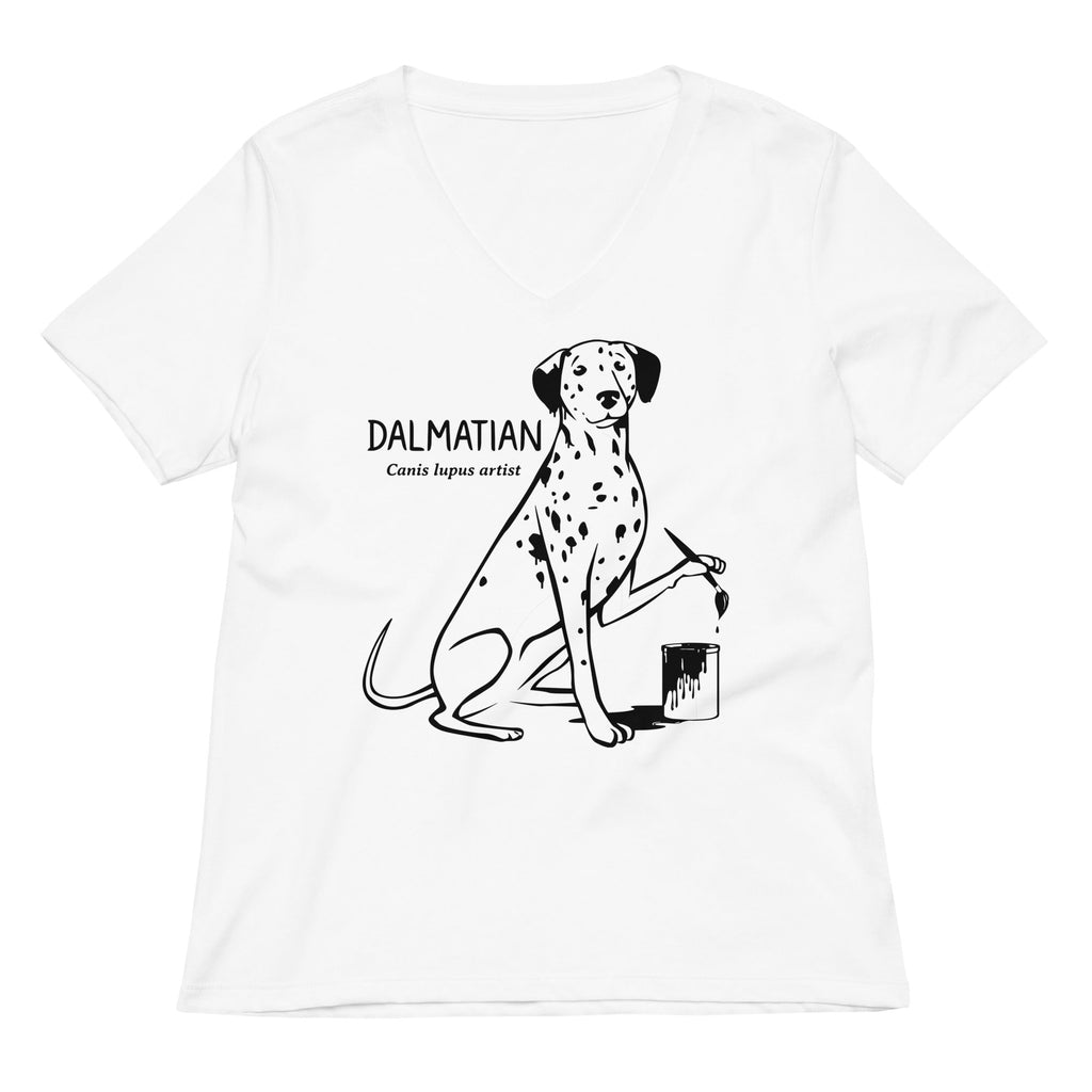 How Dalmatians Are Made Women's V-Neck Tee