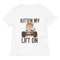 Kitten My Lift On Women's V-Neck Tee