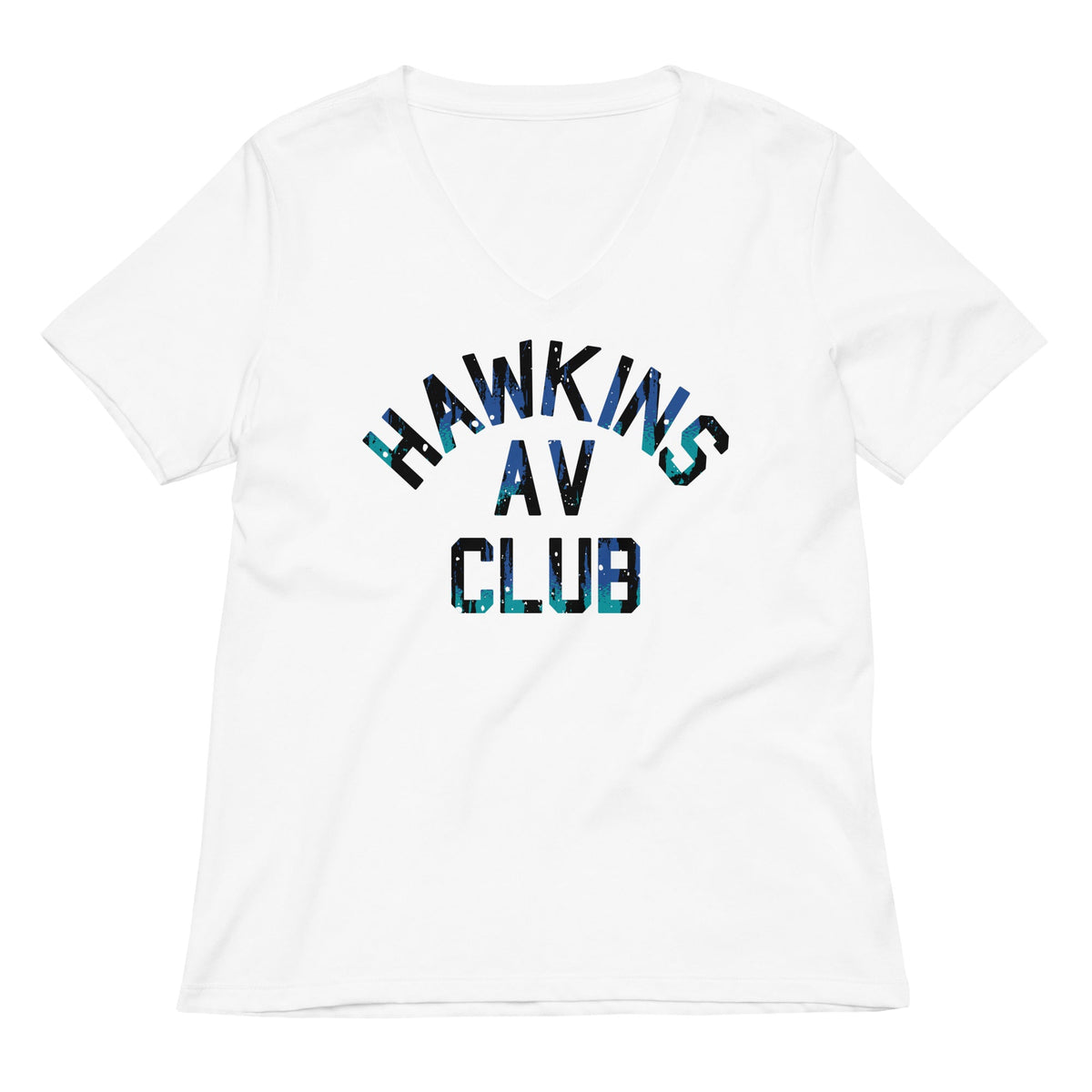 Hawkins AV Club Women's V-Neck Tee