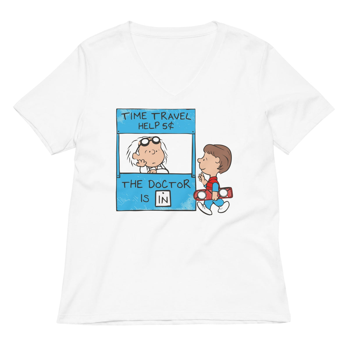 The Doctor Is In Women's V-Neck Tee
