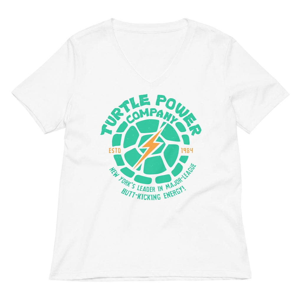 Turtle Power Company Women's V-Neck Tee