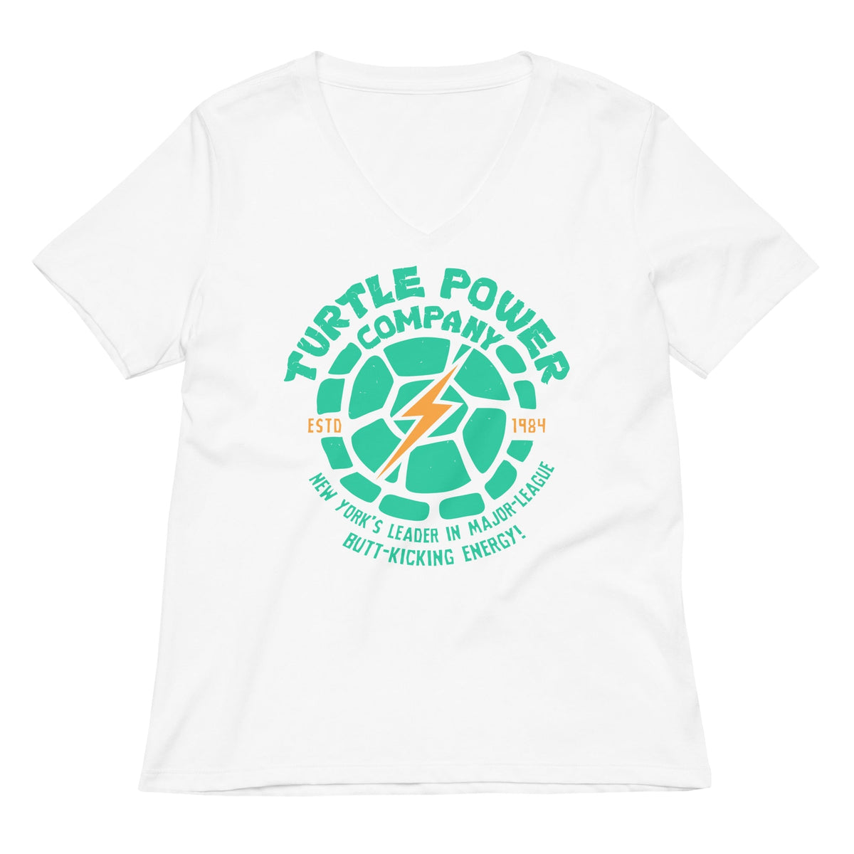 Turtle Power Company Women's V-Neck Tee