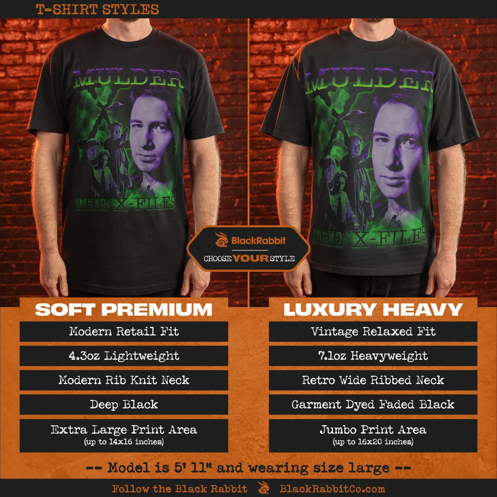 The X-Files Fox Mulder David Duchovny Unisex Classic