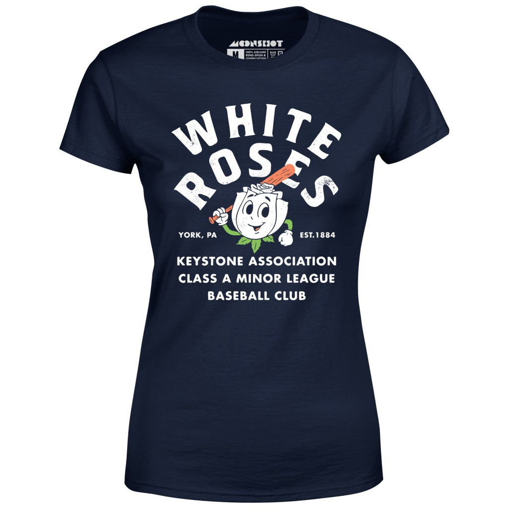 York White Roses - Pennsylvania - Vintage Defunct Baseball Teams - Women's