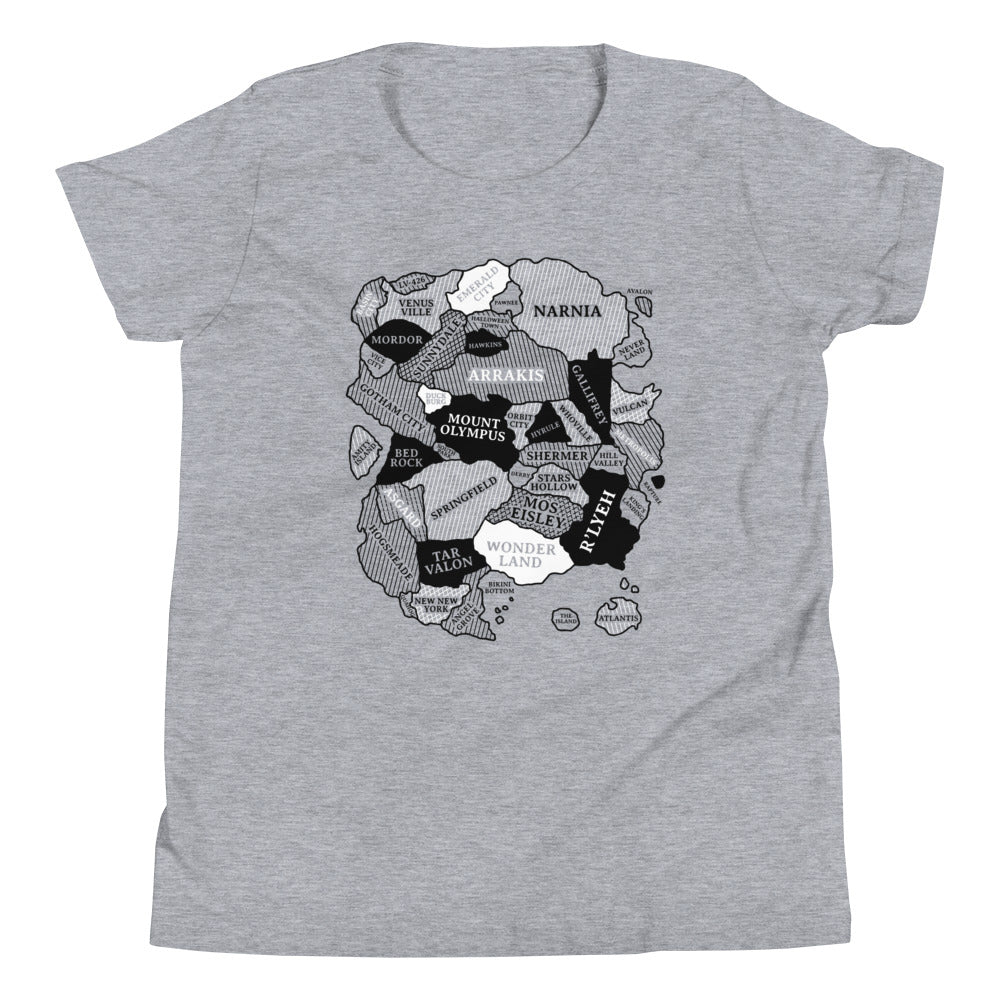 World Map Kid's Youth Tee