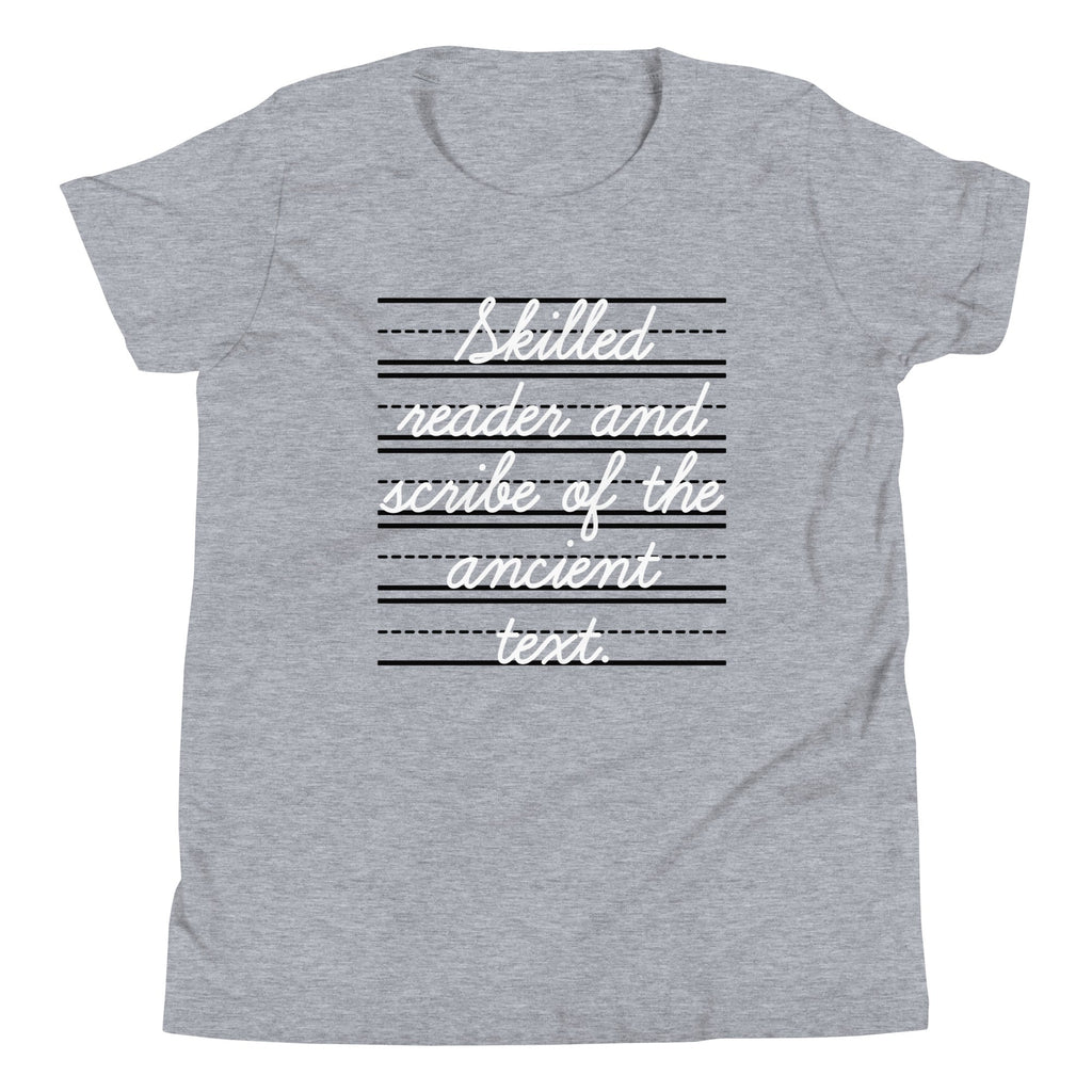 Skilled Reader And Scribe Of The Ancient Text Kid's Youth Tee