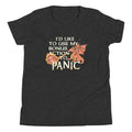 I'd Like To Use My Bonus Action To Panic Kid's Youth Tee