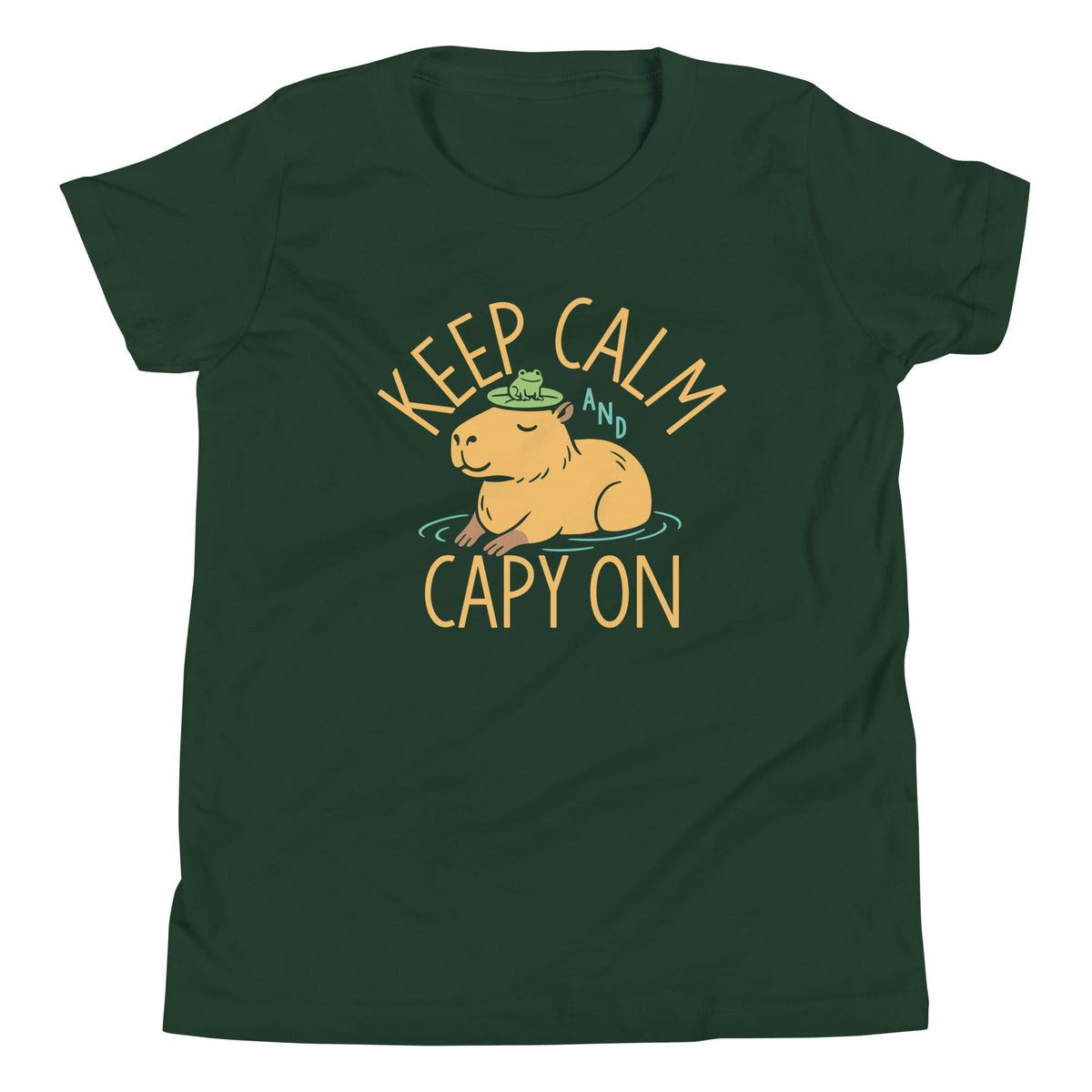 Keep Calm And Capy On Kid's Youth Tee