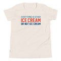 Everything Is Ice Cream Or Not Ice Cream Kid's Youth Tee