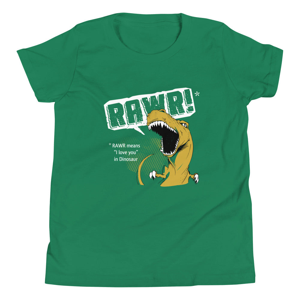 Rawr Means I Love You Kid's Youth Tee