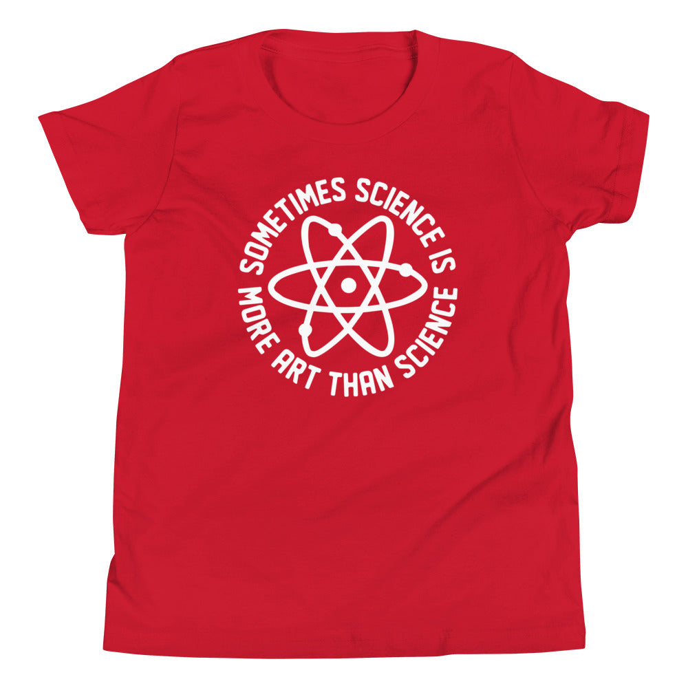 More Art Than Science Kid's Youth Tee