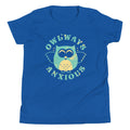 Owlways Anxious Kid's Youth Tee