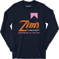 Zim's Hamburgers v3 - San Francisco, CA - Vintage Restaurant - Long Sleeve